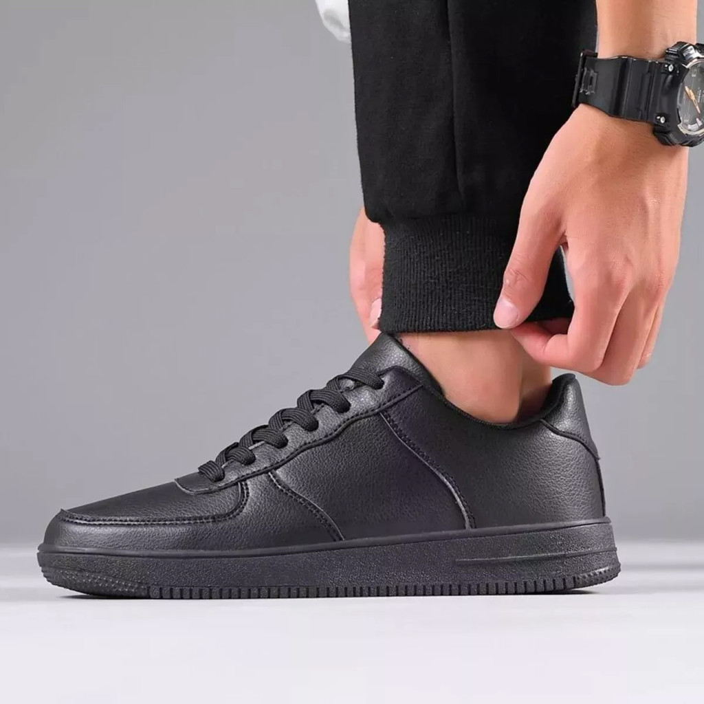 Tênis Masculino Casual Air Sneaker Force Básico Leve Macio Original Direto Da Fábrica