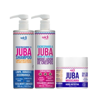 Kit Widi Care Encrespando a Juba Trio + Brinde Touca de Cetim