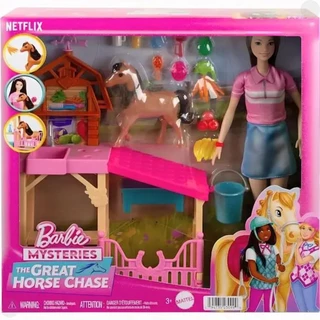 Boneca Barbie The Great  Horse Criação de Cavalo HXJ40 - Mattel