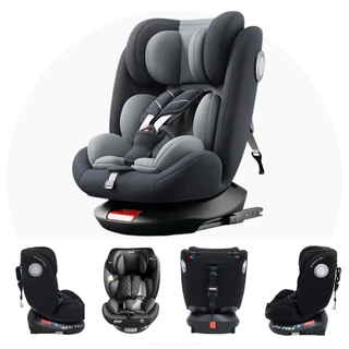 Cadeirinha de Carro para Bebê com Cinto de Segurança Giro 360° Conforto em Couro ou Tecido em Oferta na Shopee