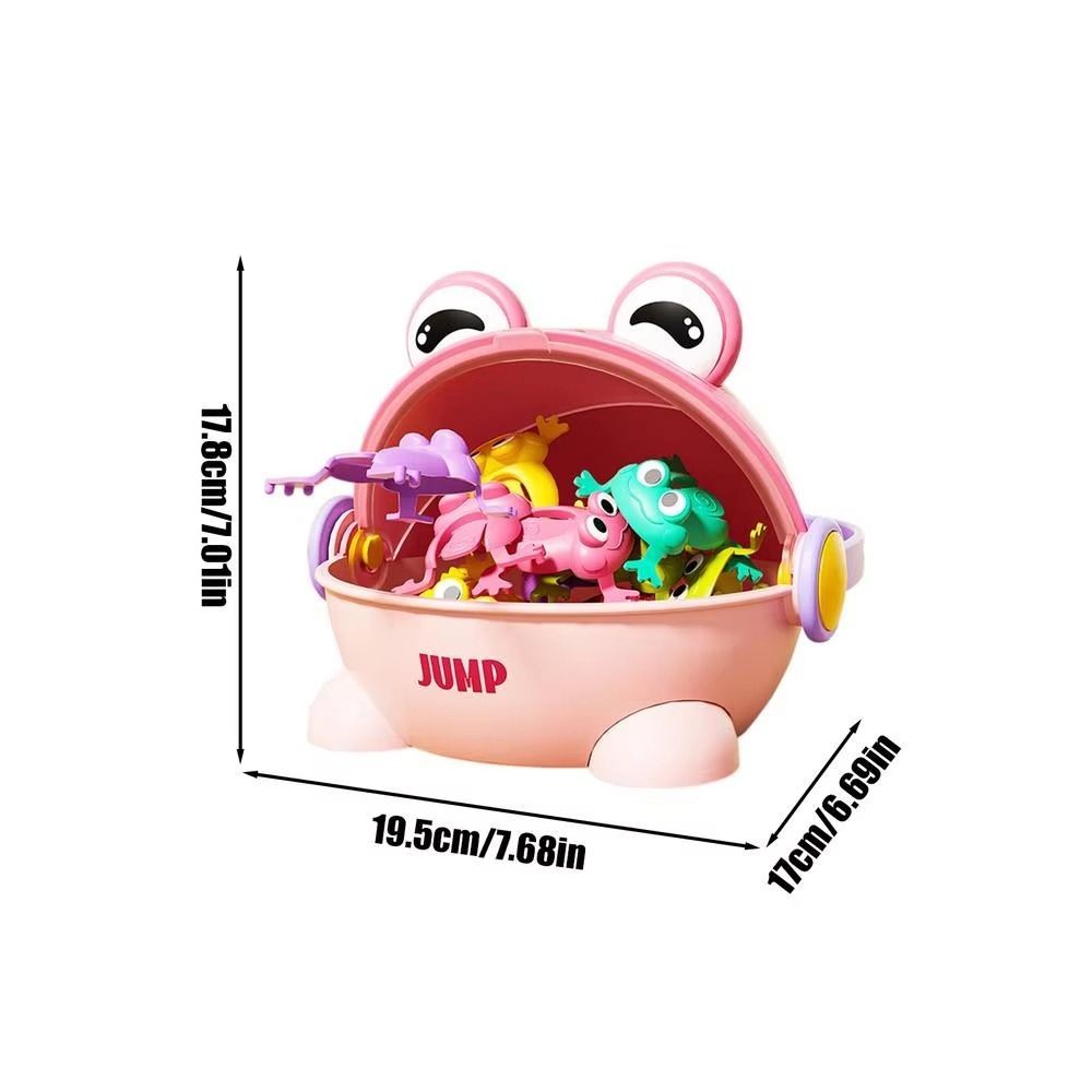 NANZHIJIANT Brinquedo Divertido Para Sapo Saltador , Com Balde De