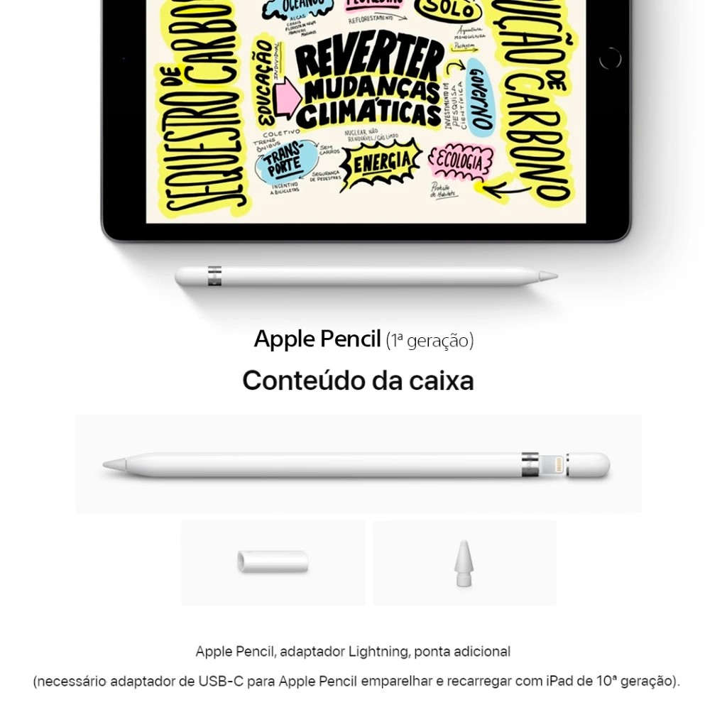 Caneta Original Apple Pencil Pro ou Pencil USB-C Novo Lacrado