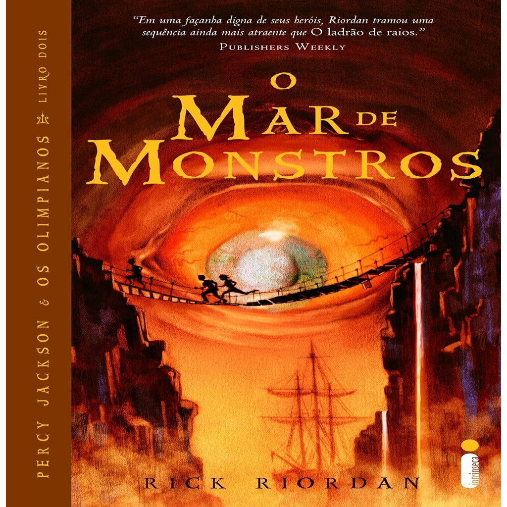 O MAR DE MONSTROS - SAGA PERCY JACKSON - LIVRO 2 autor RICK RIORDAN ...