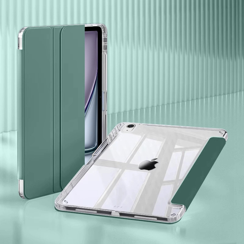 Capa Acrílica Transparente para iPad 5/6/7/8/9/10/11 Air M2/M3 com