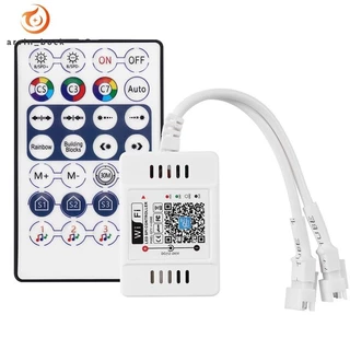 DC12-24V 28 Controle Chave WiFi APP Música Voz Remoto Para WS2812B WS2811 RGB LED Luz De Tira Casa Dimmer