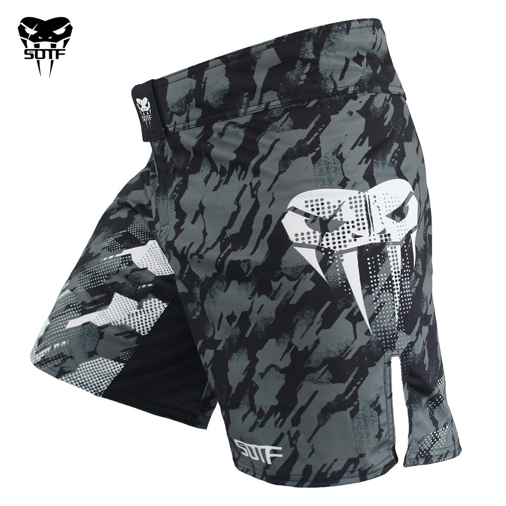 SOTF Men's Boxing Shorts MMA Boxing Fighting Martial Arts Sanda Competition Training Running Sports Fitness Fashion fighting shorts