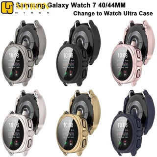 MYRON1 Capa Protetora , Atualização De Aparência Ultra Acessórios Mudança Para Relógio , Hard Smartwatch Inteligente Protetor De Tela Temperado Galaxy 7 40/44MM