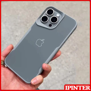 Estojo De Luxo Com Curva De Cintura Espelhada Para iPhone 11 12 13 14 15 Pro Max 15 14 Plus Capa Anti-Choque À Prova De Impressão Digital