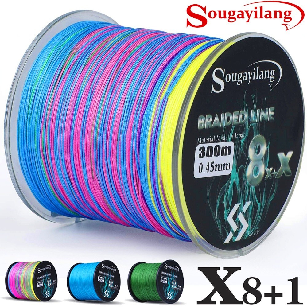 Sougayilang 9 Cordões Linha De Pesca De PE Forte Resistência À Abrasão Pancing
