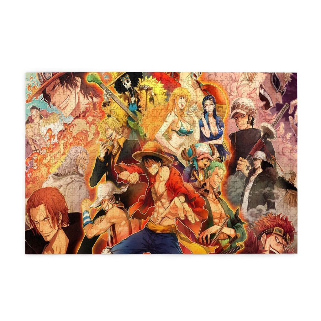 Novo Macaco ONE PIECE D . Quebra-Cabeça Luffy Jigsaw Puzzles 300 500 ...