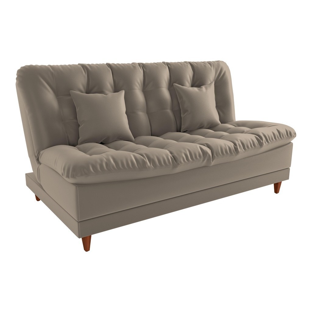 Sofá Cama 3 lugares 185cm Duda Capuccino Matrix