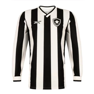 Camisa Masculina 2024 Botafogo Camisola de Futebol New Home 1:1 Mangas Compridas