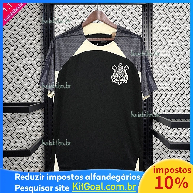 KLDA Homens 2024 Camisa Da Equipa De Futebol Preto