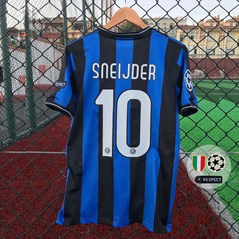 CamisetaVintage Shirt2009-2010ano Jersey Nacional Mi Short Soccer Uniform10 # SNEIJDER