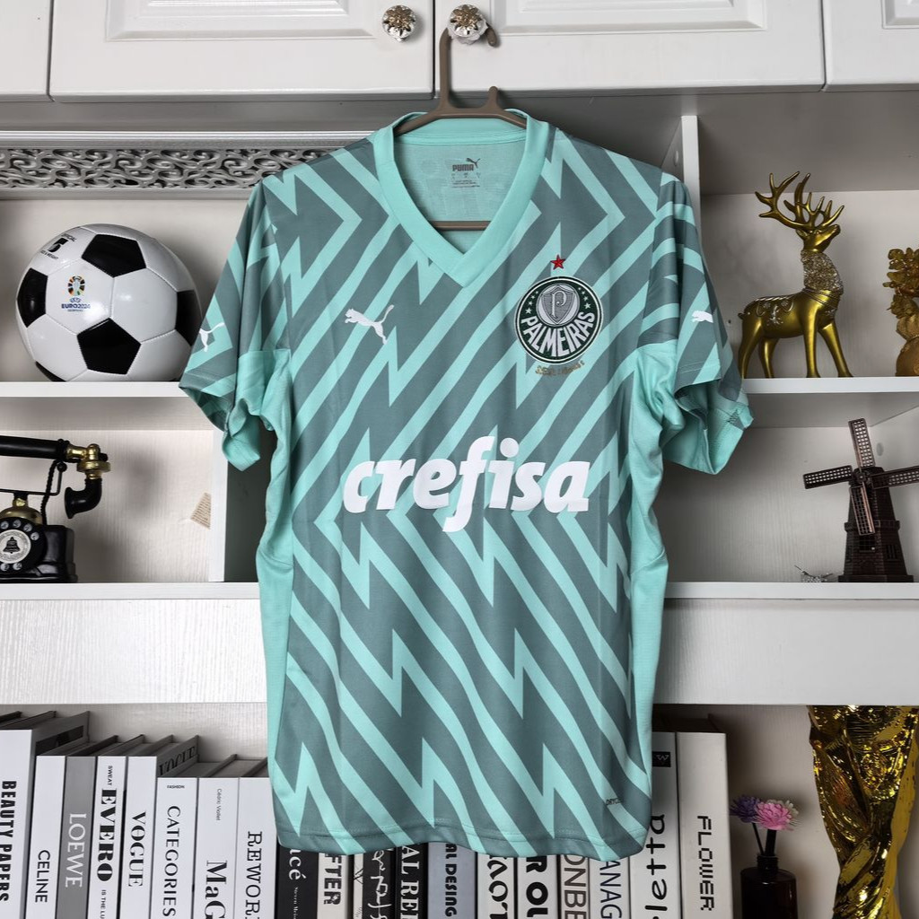 Maillot De Foot Palmeiras Domicile 2022/23 - Vert Et Blanc - Taille L - Neuf