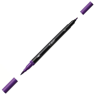 Caneta hidrográfica Dual Tip Intensity Roxo Bic em Oferta na Shopee