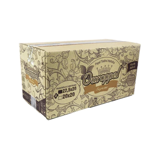 Papel Toalha Interfolha 2 Dobras Folha Dupla Supreme 2.000 folhas 22,5x20 Ouroppel