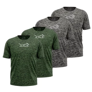 Kit 4 Camisetas Fluid Move Dry Alpha Co Masculina