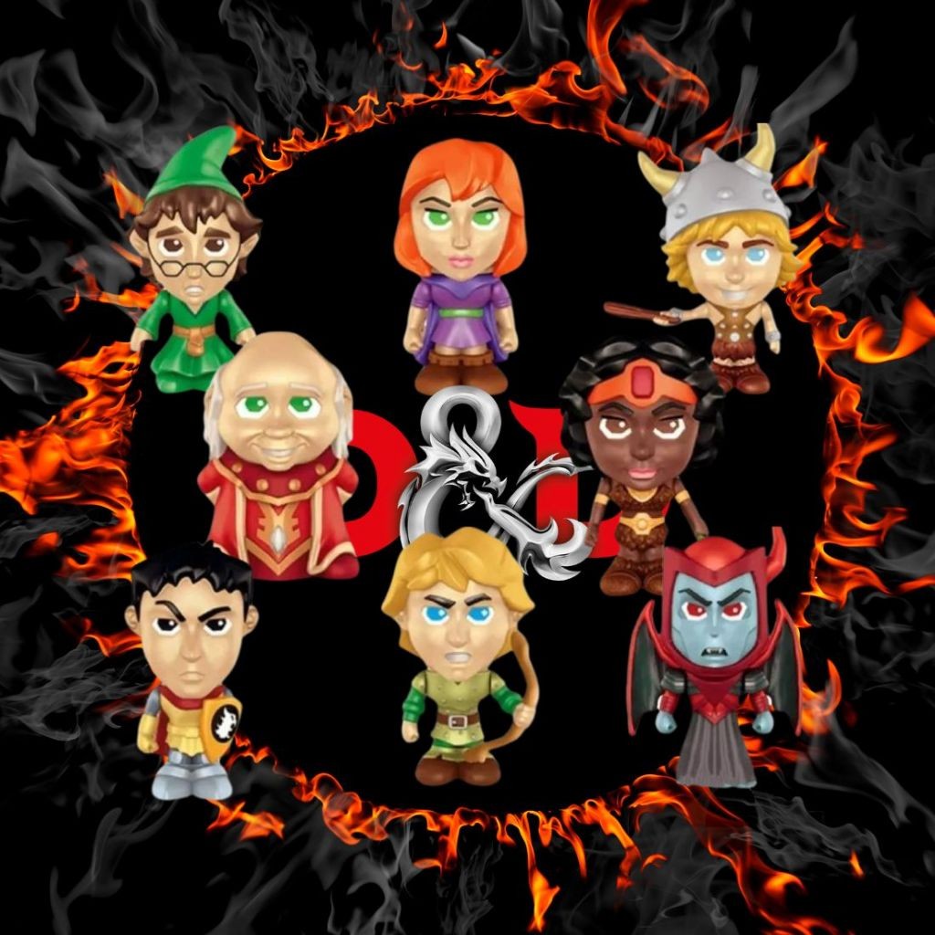 Bonecos Caverna do Dragão Edição Limitada - Giraffas