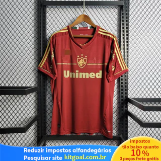 Camisola Camisola | Retro 2012-Temporada Fluminense Camisa Vermelha WRKC Camisa masculina