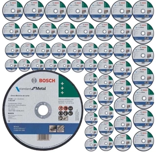 Disco de Corte Standard para Metal 180 x 1,6mm Centro Reto 2608619384 Kit 50 Unidades BOSCH