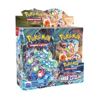 Box Booster Cartas Coleção Coroa Estelar Pokémon Tcg Copag