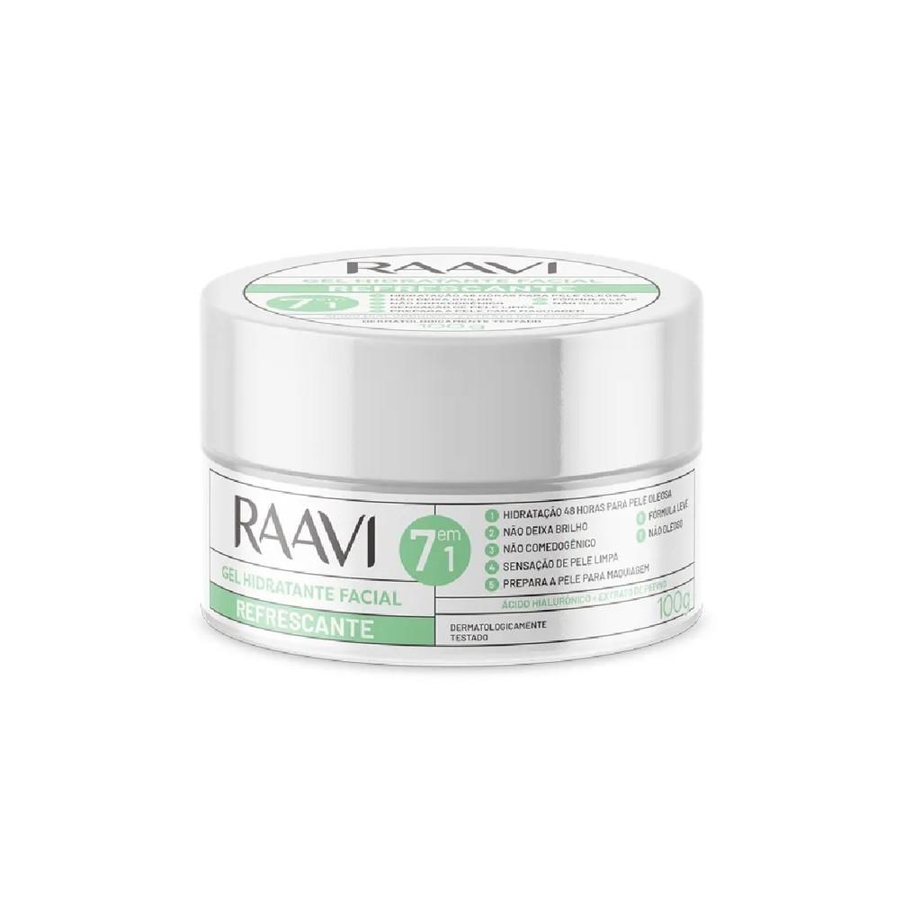 Imagem do produto Raavi Gel Hidratante Facial Refrescante 100g