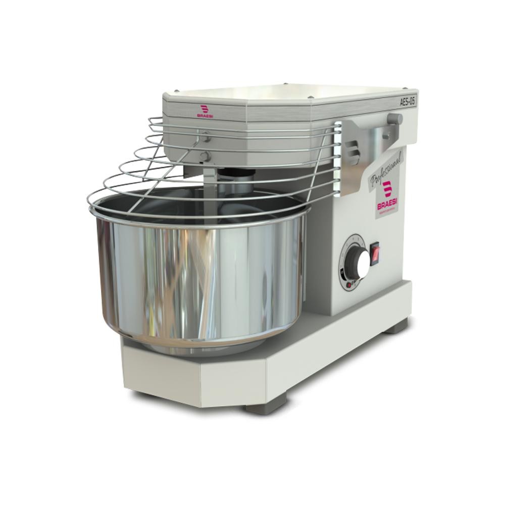 Amassadeira Espiral Padaria 5 kg massa pronta 10 Vel Compact