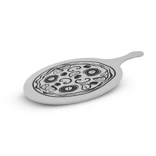 Prato de Pizza Happy 41.5x1x29.5Cm Cerâmica em Oferta na Shopee