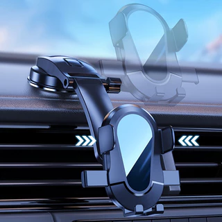 Suporte Veicular Celular GPS Ventosa Gruda Painel Anti Queda Trava Automática Carro Automotivo Telefone Universal em Oferta na Shopee