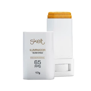 Skelt Stick com Proteção Solar FPS 65 e FPUVA 22 Iluminador Glow 17g em Oferta na Shopee
