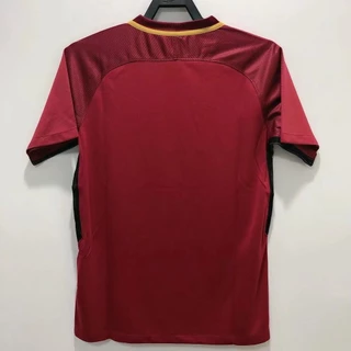 Camiseta Retrô 17-18 Roma Em Casa Uniforme De Futebol Esportivo