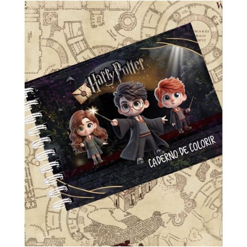 LIVRO De COLORIR HARRY POTTER