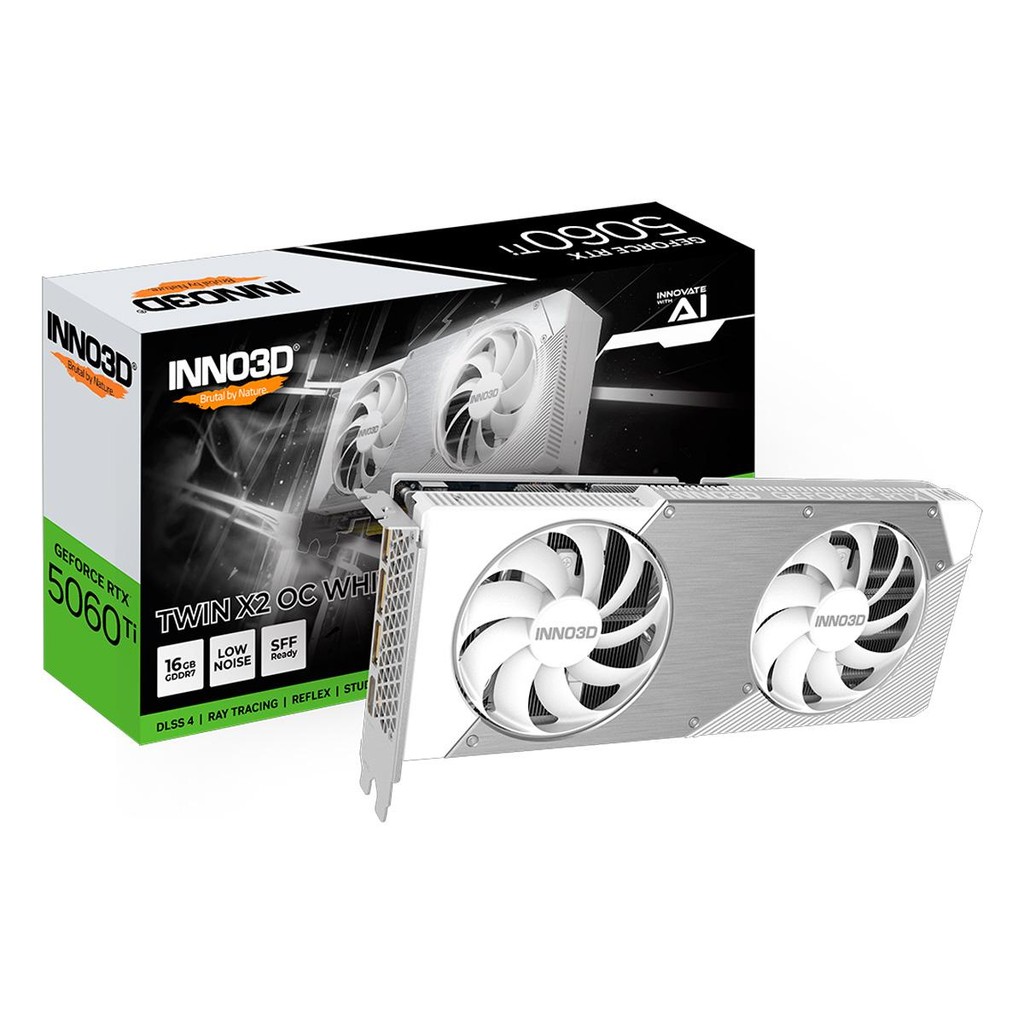 Placa de Vídeo Inno3d Geforce Rtx 5060 Ti 16gb 128bits Gddr7 Twin