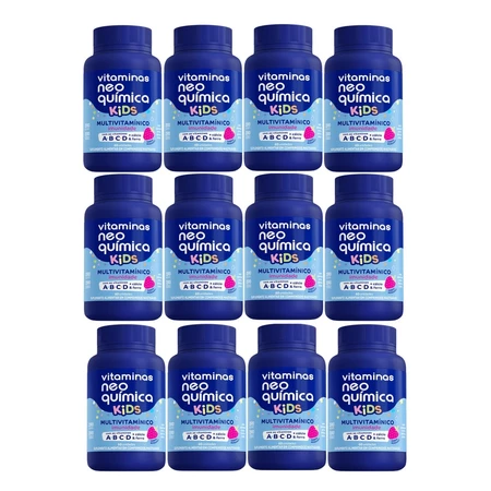 Kit 12 Vitamina Kids 60 Cápsulas Neo Química