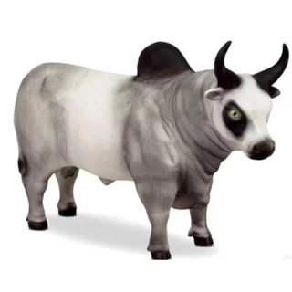 Brinquedo Boi Touro Em Vinil Farm Animais Da Fazenda Bee Toys