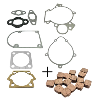 Kit Jogo De Patim Embreagem Com Jogo de Juntas Motor 2 Tempos Bicicleta Motorizada 80CC