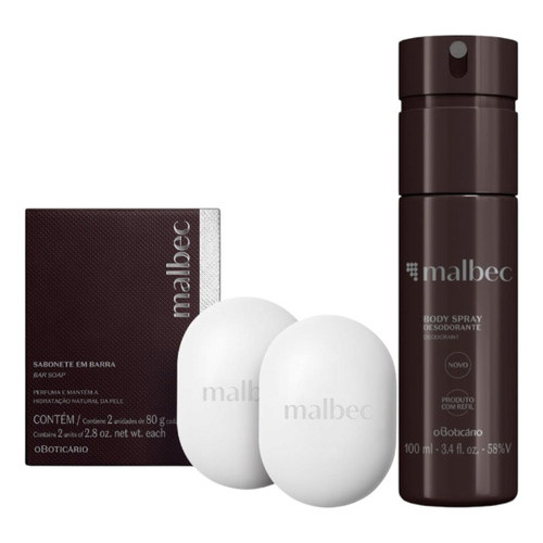 Kit Malbec Viagem O Boticario PRESENTE BARATO PARA O PAPAI 2 itens em Oferta na Shopee