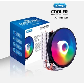 Cooler Fan LED RGB Processador CPU Intel e AMD Gamer KP-VR330
