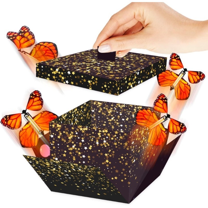 Butterfly Explosions Surprises Box Caixa Borboletas Mágicas Para