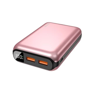 Carregador Portátil 20000Mah Carregamento Rápido Rose