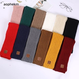 AOPHEKM Kids Scarf , Lenço De Pescoço Macio Espesso Moda Fofo De Malha Quente Para Meninas