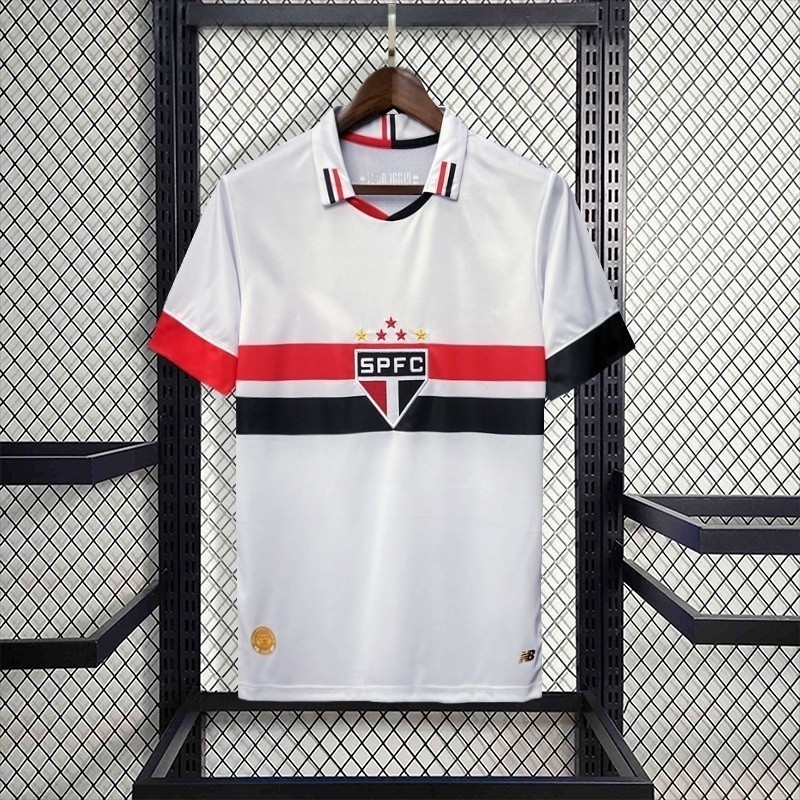 Camisola de futebol masculino 24/25Sao Paulo Home Paul