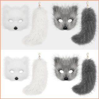 Yao Wolf Foxes Pingente Animal Chaveiro Roupa Para Menina Cosplay Vestido Halloween