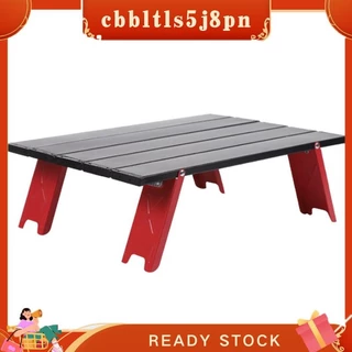 Prosperityuscbbltls5j8pn Mini Mesa Dobrável Para Churrasco Ao Ar Livre , Acampamento , Cama Doméstica , Computador De Alumínio , Preto E Vermelho