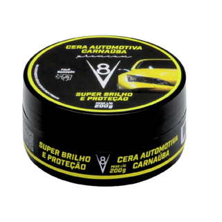 Cera Limpadora para Carros Pasta 200g V8