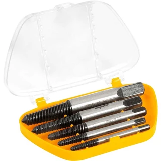 Kit Extrator Saca Parafuso Quebrado Vonder 5 Peças Cromo Molibdênio Jogo de Macho Rosca Esquerda