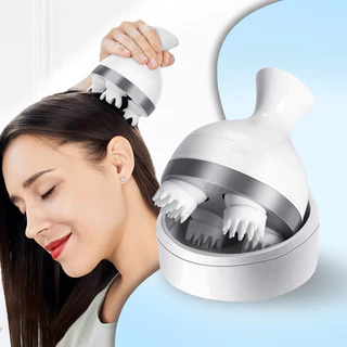 Massageador De Cabeça Automático Elétrico Profissional Usb Recarregável Portátil De Couro Cabeludo Relaxante Anti Stress em Oferta na Shopee