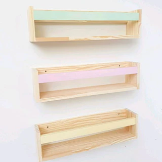 kit 3 Prateleiras Decorativa  Organizador Nicho Livros  Bonecas montessoriana 60cm em Oferta na Shopee