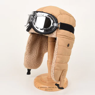 Novo estilo inverno piloto Lei Feng chapéu ciclismo proteção de ouvido quente locomotiva algodão chapéu atacado